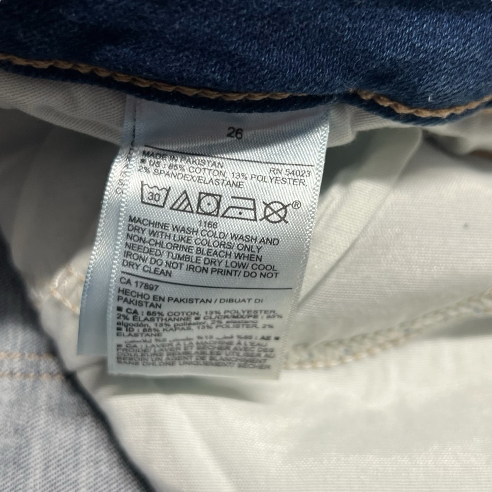 Old Navy Women’s High Rise Rockstar Super Skinny Jeans Sz. 26 - Picture 5 of 15